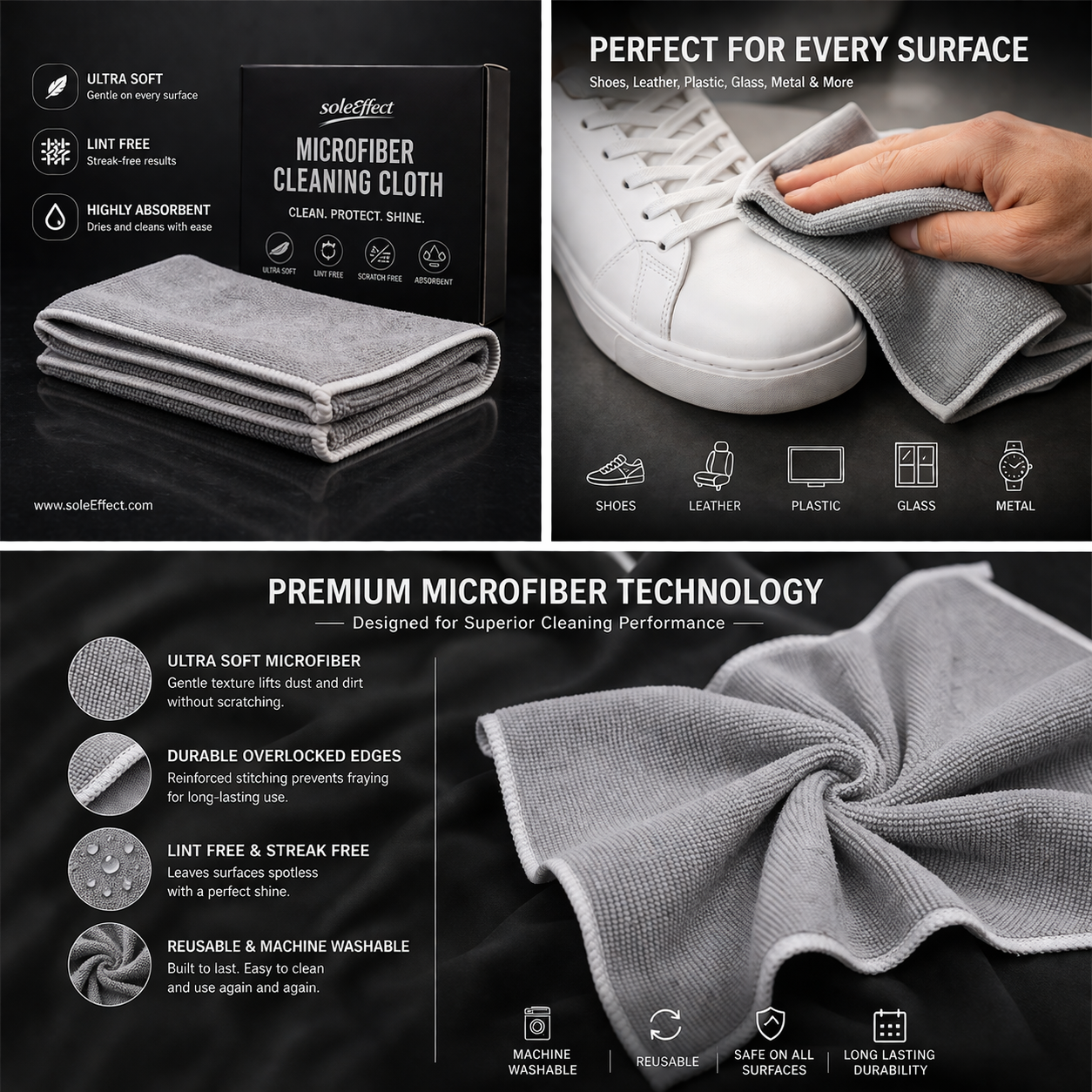 SoleEffect Microfiber Cloth