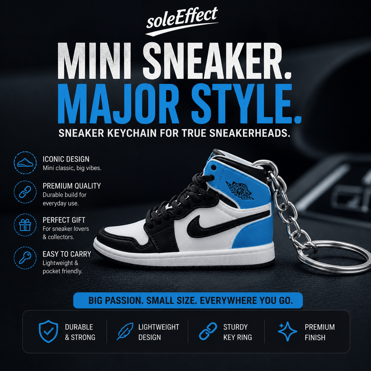 Mini Sneaker Keychain — The Perfect Accessory for Sneaker Lovers